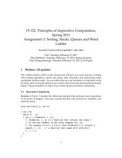 Assignment 3 Handout