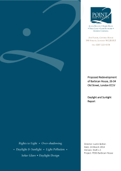 Proposed Redevelopment of Barbican House, 26