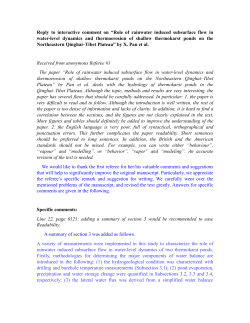 Role of rainwater induced subsurface flow in water