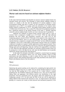 Mortar and concrete based on calcium sulphate binders