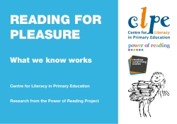 Reading for Pleasure