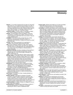Glossary - University of Hawaii at Manoa