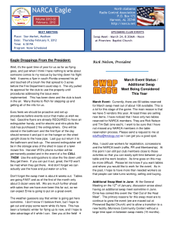 February 2012 Newsletter - North Alabama Radio Control Association
