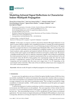 Modeling Infrared Signal Reflections to Characterize Indoor