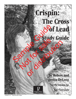 Crispin - Progeny Press