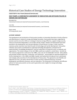 Historical Case Studies of Energy Technology Innovation