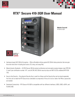 RTX&reg; Secure 410-3QR User Manual