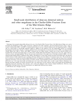 ScienceDirect Small-scale distribution of deep-sea
