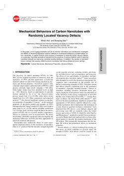 Mechanical Behaviors of Carbon Nanotubes