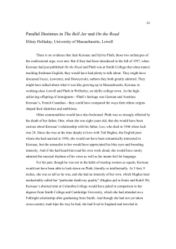 Parallel Destinies in The Bell Jar and On the Road