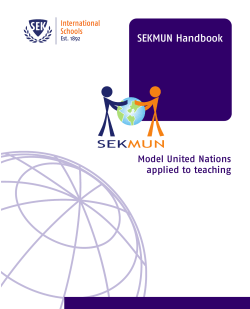 SEKMUN Handbook