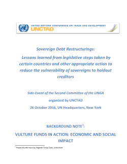 background note - the United Nations