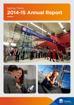 2014-15 Annual Report - Transport for NSW