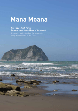 Mana Moana - Ngati Porou