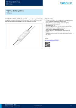 LED Signage (Lichtwerbung) LED Modules