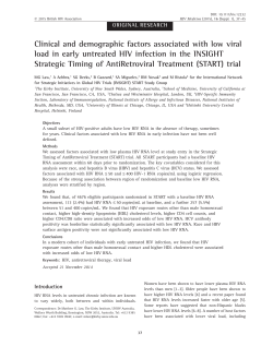 Clinical and demographic factors associated with low viral load in