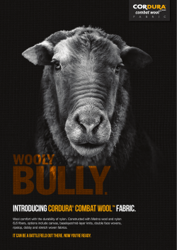 CORDURA&reg; Combat Wool