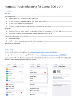 HomeKit Troubleshooting for Caseta