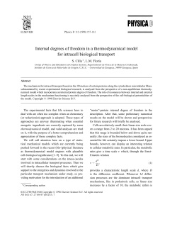 Internal degrees of freedom in a thermodynamical model for intracell