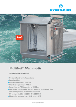 MultiNet&reg; Mammoth - Hydro-Bios