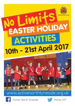 Easter holiday activities