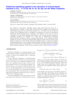 Orbital-free embedding applied to the calculation of induced dipole