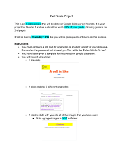 Cell Simile Project