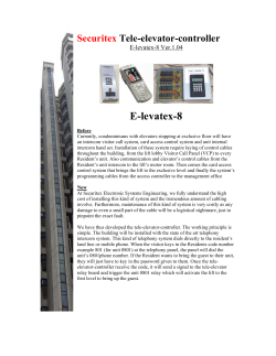 Securitex Tele-elevator-controller