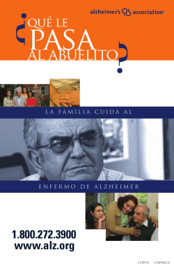 Que le Pasa al Abuelito - Alzheimer`s Association