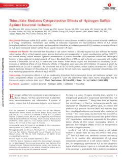 Thiosulfate Mediates Cytoprotective Effects of Hydrogen Sulfide