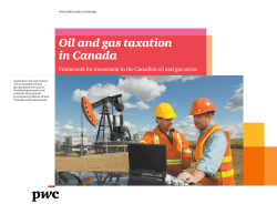 Oil and gas taxation in Canada