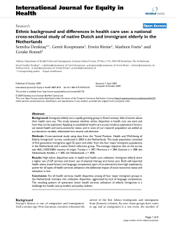 Ethnic background and differences in health care use: a national