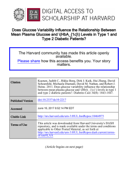 Does Glucose Variability Influence the Relationship Between Mean