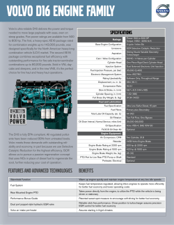 VOLVO DI6 ENGINE FAMILY