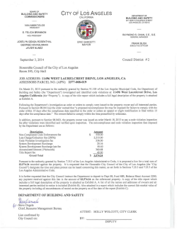 City Clerk Internet Site