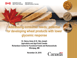 Addressing consumer needs: potential for - 2016 cwfhb-cwf