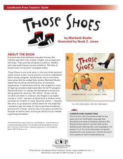 Those Shoes Teachers` Guide