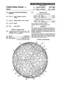 Golf balls with isodiametrical dimples