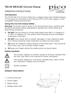 TA138 200 A AC Current Clamp
