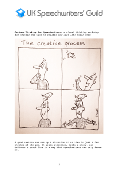 Cartoon Thinking for Speechwriters