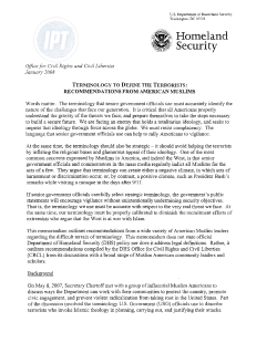 Homeland Security - The Investigative Project on Terrorism