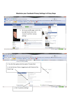 Maximise your Facebook Privacy Settings in 8
