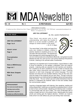 April 2011 - Madras Dyslexia Association