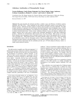 Aldolase Antibodies of Remarkable Scope