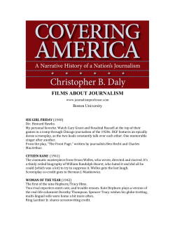 films about journalism