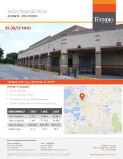 foundry 42,000 SF &ndash; WILL DIVIDE 18990 US HWY 441, MT DORA