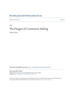 The Dangers of Constitution-Making