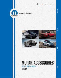 MoPaR® accESSoRIES - London City Chrysler