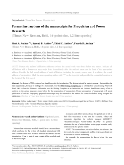 PPR Writing Template