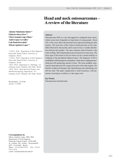 Head and neck osteosarcomas &ndash; A review of the literature